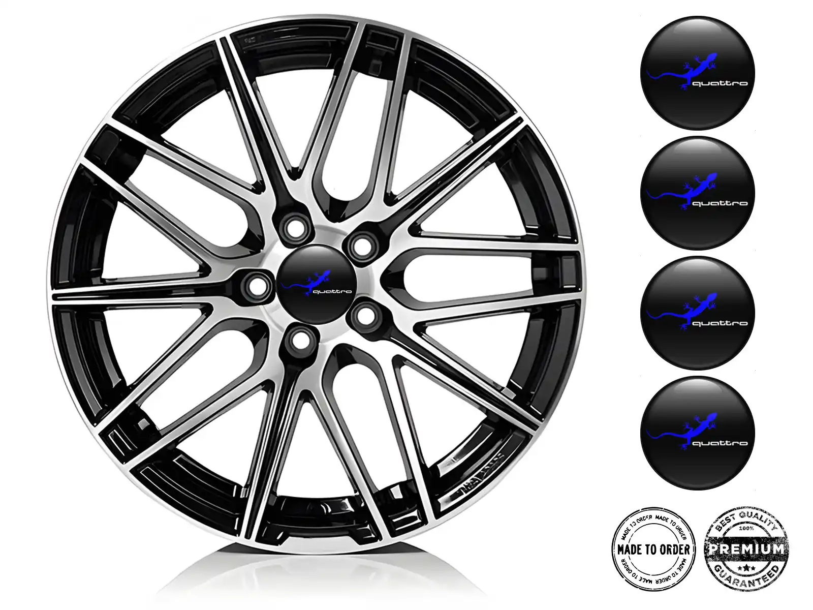 Audi Felgensticker Premium Quantum Racing Core X